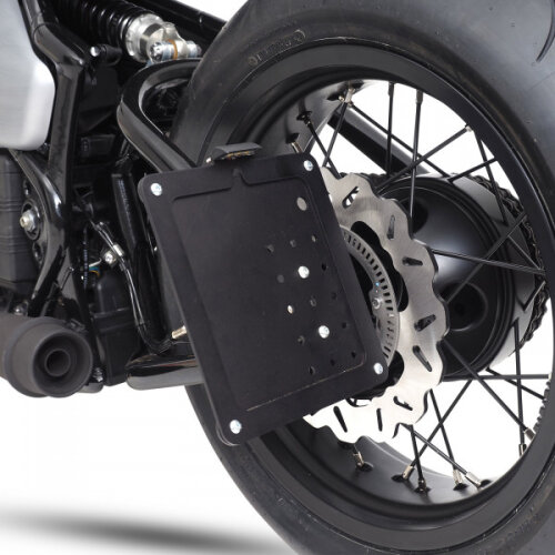 Seitlicher Kennzeichnträger Triumph Bobber