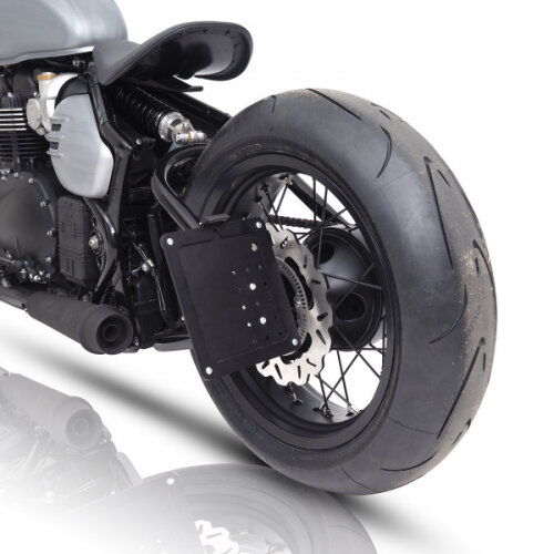 Seitlicher Kennzeichnträger Triumph Bobber Deutschland